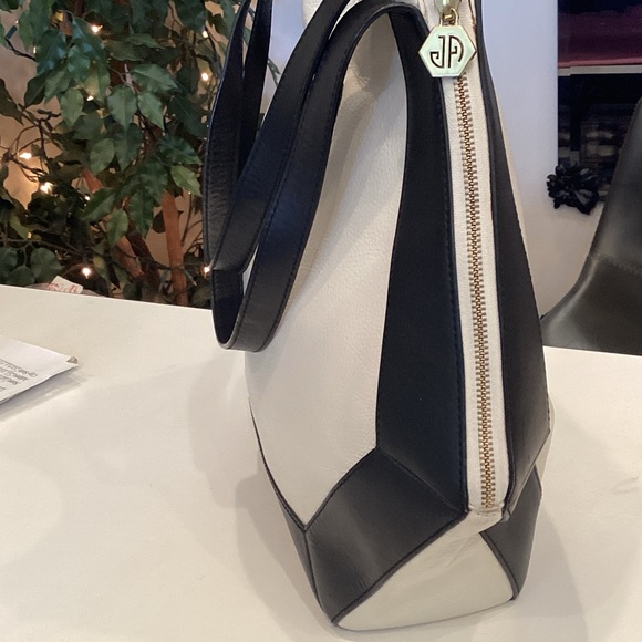 White & Black Tote by Jonathan Adler - Picture 3 of 3